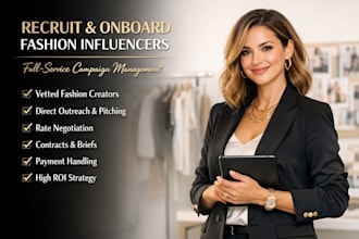 recruit and onboard top instagram fashion influencers for your brand