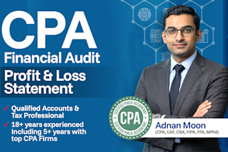 do audit for personal and business accounts as a CPA