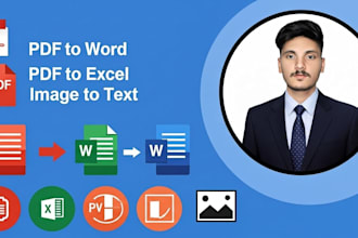 convert PDF to word, PDF to excel, image to text