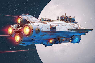 design your sci fi characters cyberpunk robots aliens