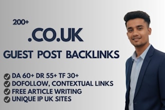 build high quality co uk SEO contextual backlinks manual link building