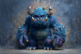 concept art for dragons and monsters, creatures