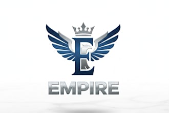 design a powerful and majestic empire logo for your brand