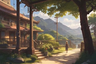 draw draw anime background art illustration for vtuber