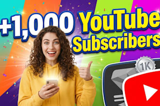 upgrade your youtube growth to reach 1,000 subscribers