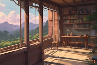 draw anime background with clip studio paint