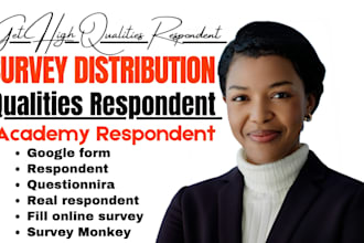 get survey respondents or polls participants to fill online survey and polls