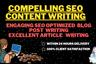 write one seo friendly websites post