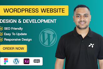 create a modern, responsive wordpress business website