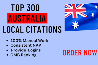 do 350 australia local citations and directory submission