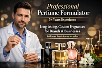 formulate perfume, fragrance oil blend, cologne, attar and unique scent  candles