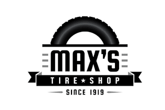 make looks nice automotive logo for maxs tire shop