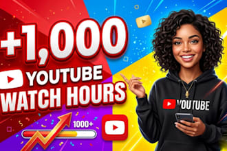 get 1000 youtube watch hours fast