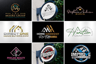 design real estate logo brand guide, brand style guides, brand guidelines, book