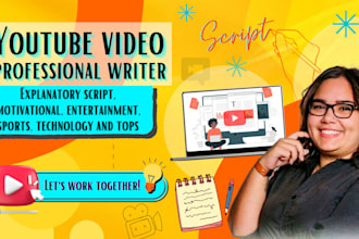 research and write you youtube video script