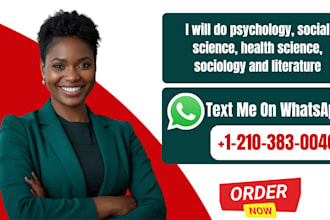 do psychology, social science, health science, sociology and literature