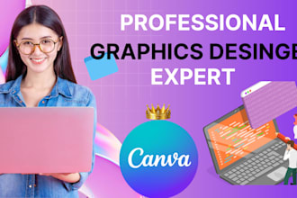be expert canva designer at your service