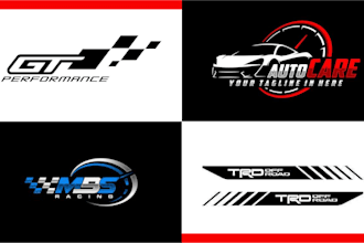 do automotive, detailing auto dealership car logo for business