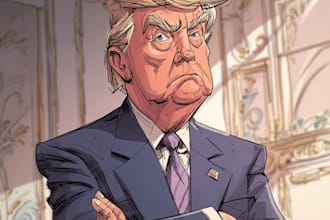 stunning digital political cartoon for political cartoon