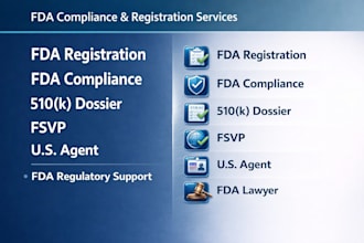fda registration fda compliance 510k dossier fsvp US agent fda lawyer