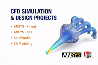 fea and cfd analysis on ansys and solidworks