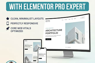redesign wordpress website with elementor pro expert
