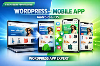 convert wordpress site to mobile app for android and ios