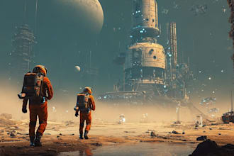 sci fi illustration and sci fi art