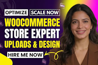 customize woocommerce website and upload products to woocomerce wordpress