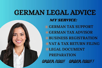 be your german lawyer, certified german legal advisor and german tax law