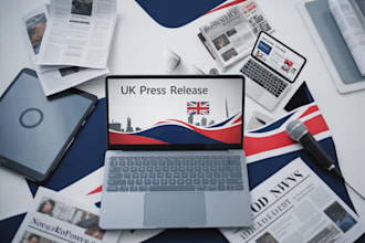 create a professional UK press release for media exposure