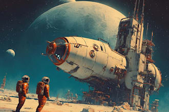 sci fi illustration and sci fi art