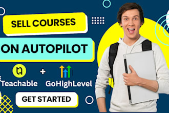 automate teachable with gohighlevel crm for course sales student payment