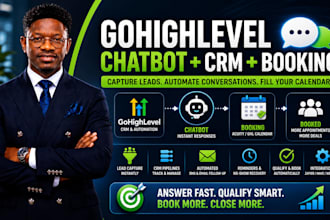 setup ghl chatbot gohighlevel crm lead bookings go high level acuity integration