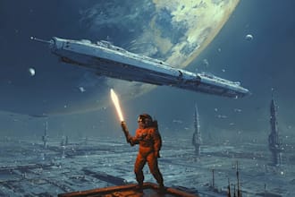 make sci fi art, concept art, sci fi art illustration