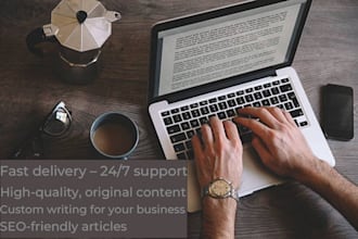 write blog posts and articles