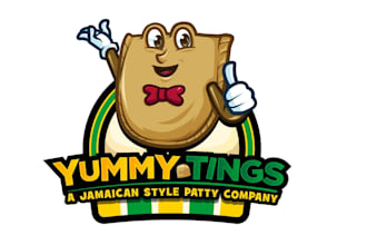 design a premium mascot logo for food and drink brand