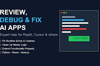 review, debug, fix, and improve ai generated apps and codebases