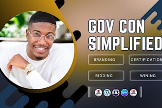 design business website for government contract and nonprofit