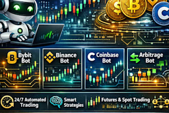 build automated bybit trading bot binance trading bot coinbase bot arbitrage bot