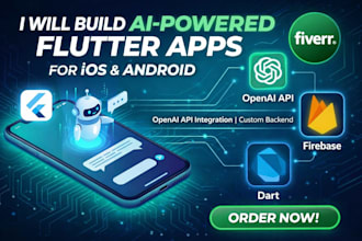 build an ai powered flutter app development using flutter, open ai api