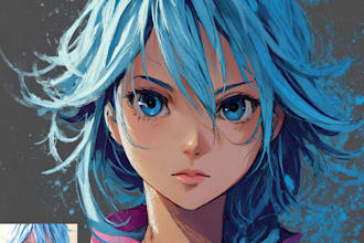 draw anime or manga character design
