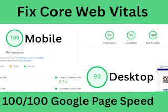 fix core web vitals issues, fix lcp,fid,cls issues
