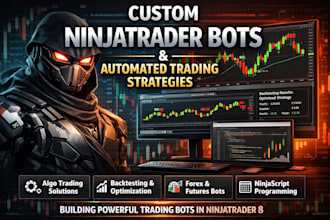 develop custom ninjatrader bots and automated trading strategies