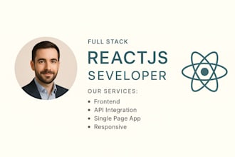 build a modern reactjs website or single page application