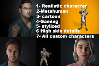 create custom 3d human character in character creator