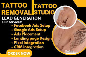 generate tattoo removal leads tattoo studio leads body art leads piercing leads