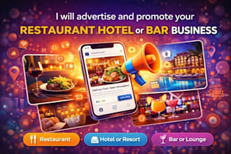 advertise and promote your restaurant hotel resort or bar business