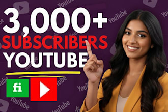 guarantee youtube channel promotion 3,000 for more subscriptions