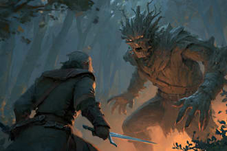 draw fantasy illustrations, concept art, and card game art